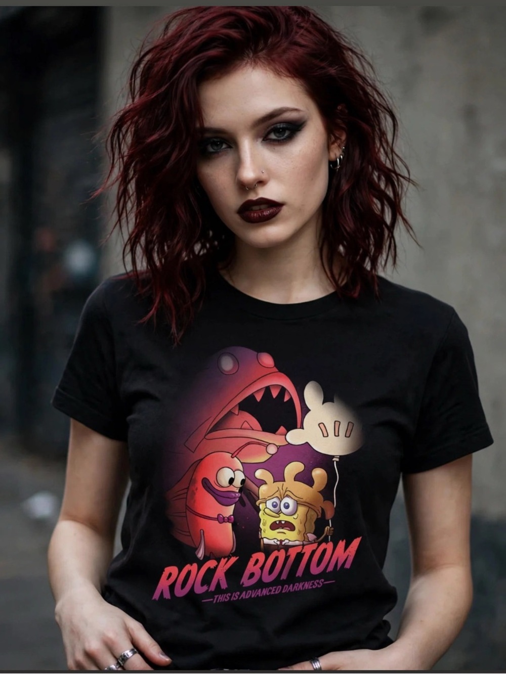 SpongeBob SquarePants Rock Bottom T Shirt